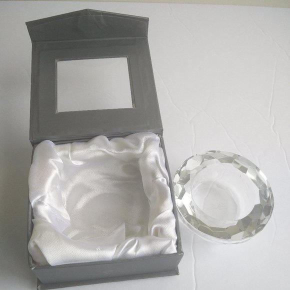 Crystal Votive Glass Candle Holder in Box - Picture 8 of 8